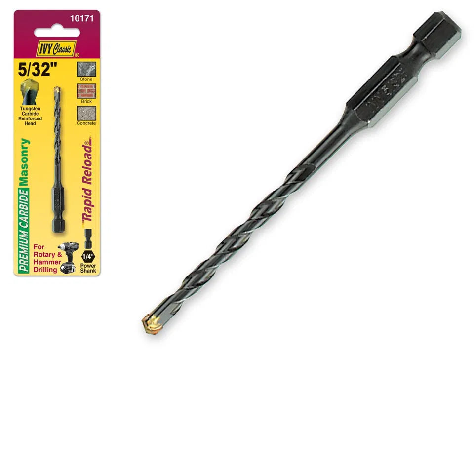 5/32" x 3-1/4" Rapid Reload Masonry Drill #10171