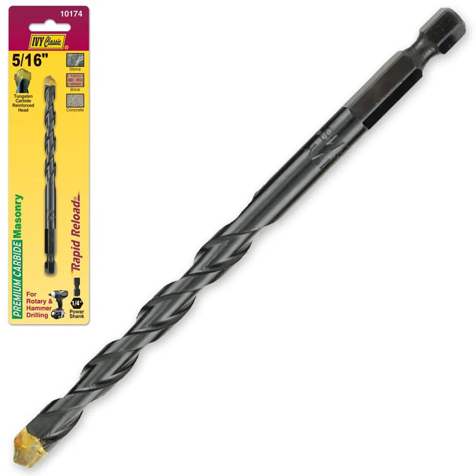 5/16" x 4-3/4" Rapid Reload Masonry Drill #10174