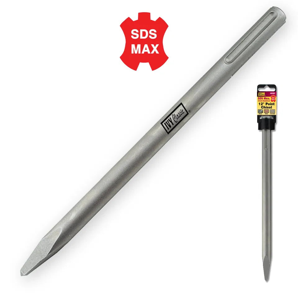 12" SDS Max Bull Point Chisel #48080