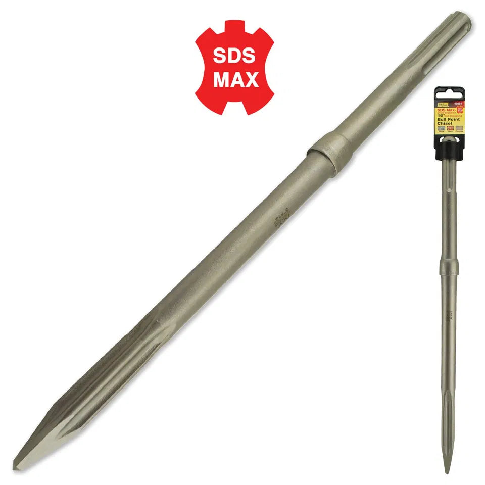 16" SDS Max Sharpen Bull Point Chisel #48081
