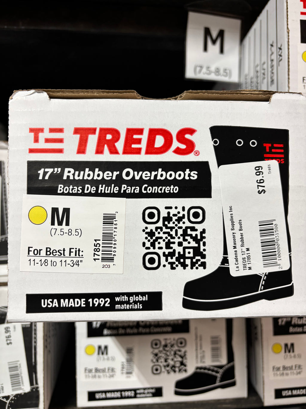 TREDS Rubber Concrete Boot, Overboot