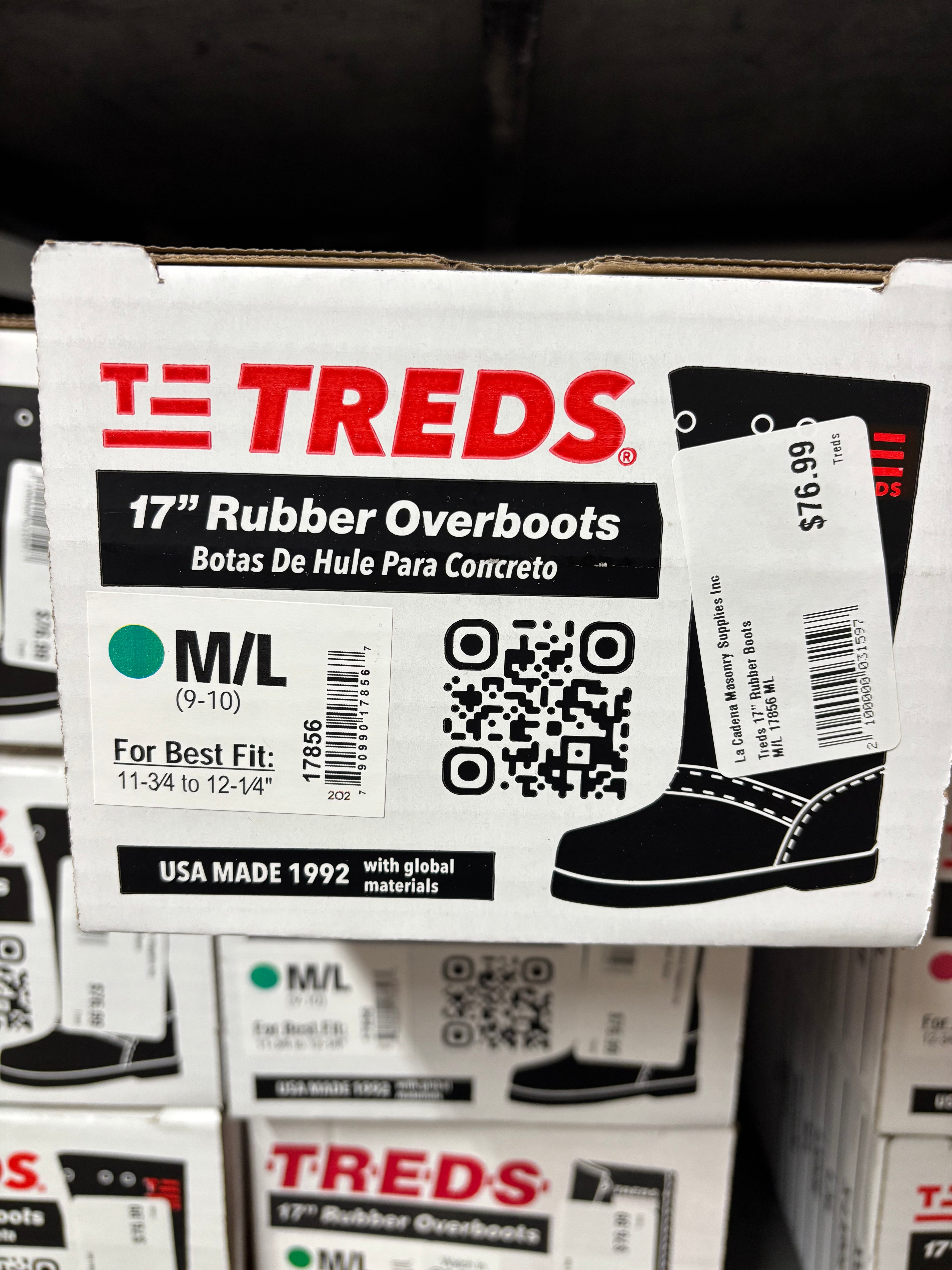TREDS Rubber Concrete Boot, Overboot