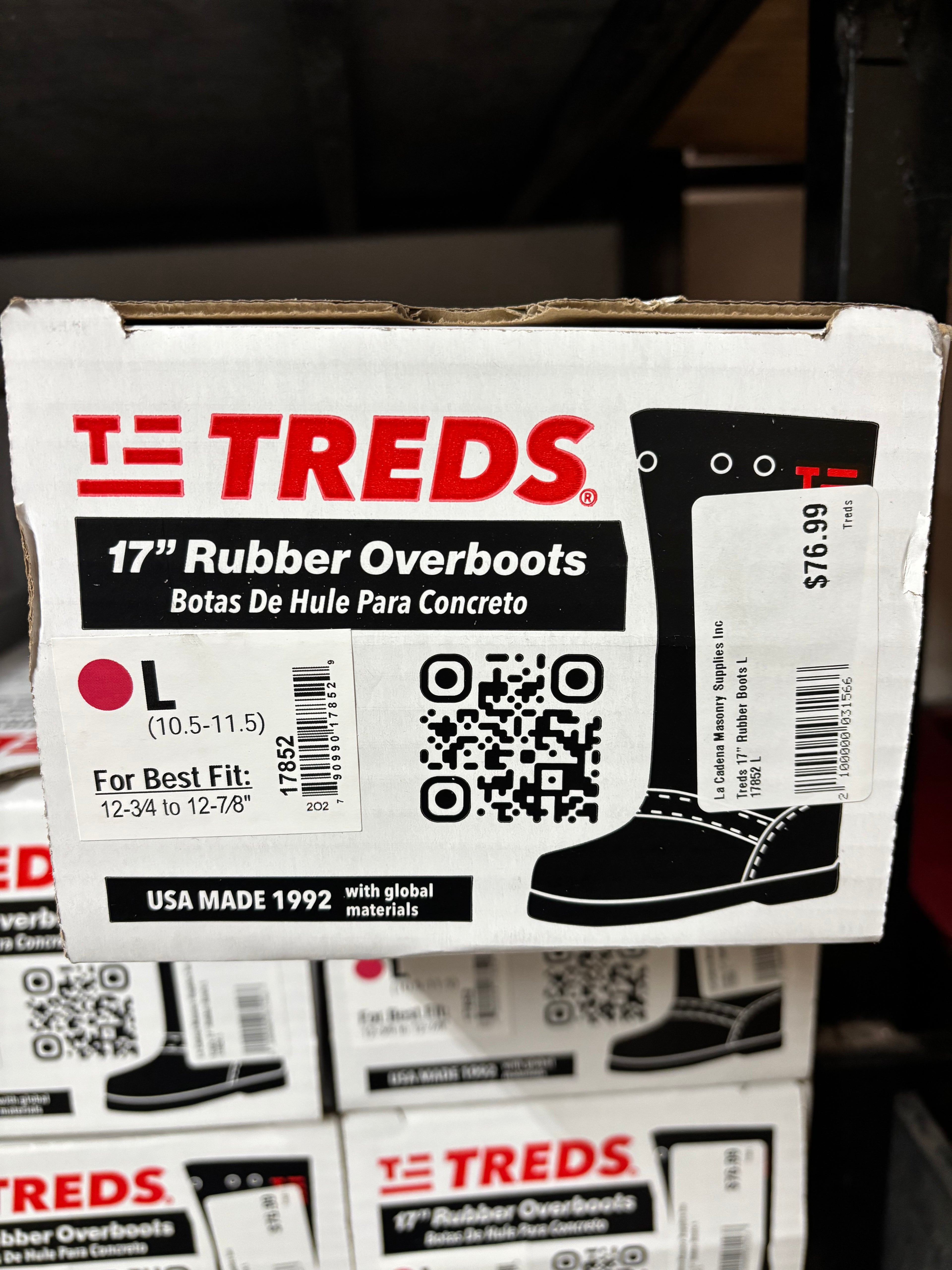 TREDS Rubber Concrete Boot, Overboot