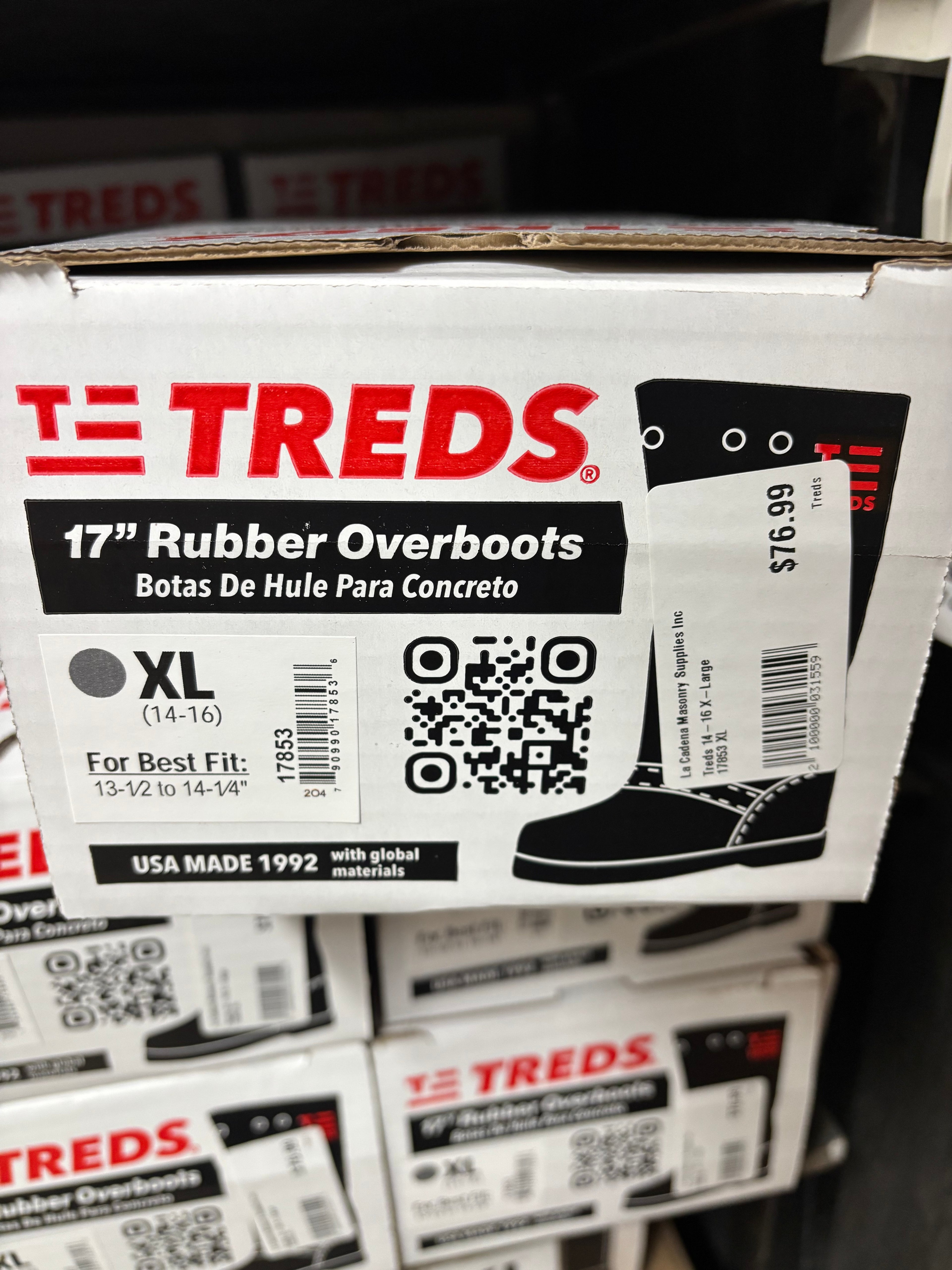 TREDS Rubber Concrete Boot, Overboot